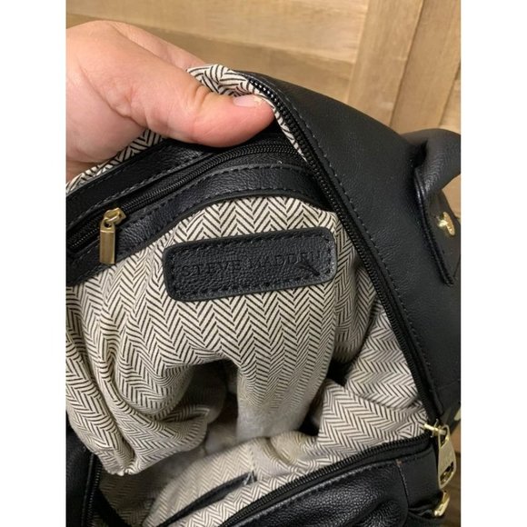 Steve Madden Black Satchel Purse - Picture 6 of 6